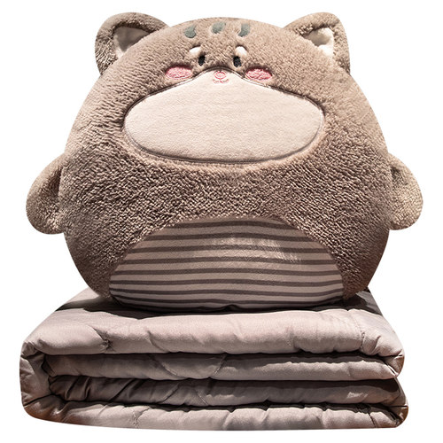 抱枕被子两用汽车靠枕车用办公室午睡枕头车载毯子二合一2022新款