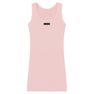 CalledBack连衣裙女2026春夏新款美式运动风修身无袖背心吊带裙子