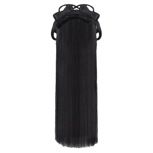 汉服头饰女一体式懒人发箍全头套古风明制日常假发包盘发古装发饰