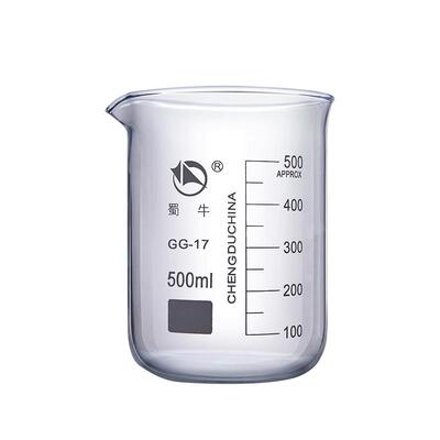 环球玻璃烧杯带刻度耐高温容量杯