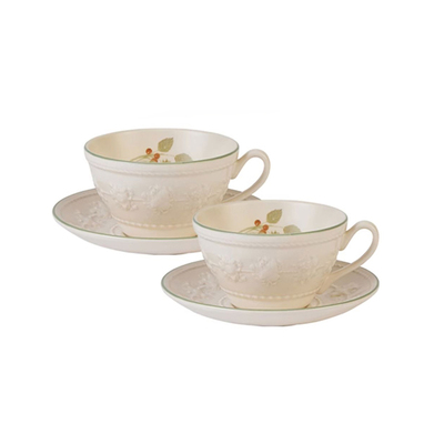 礼盒装茶杯碟Wedgwood树莓