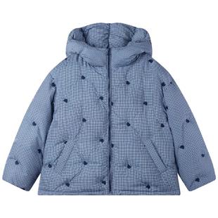 MUCMUKN【安心绒】90绒小熊绣花羽绒服百搭外套女童冬季新款