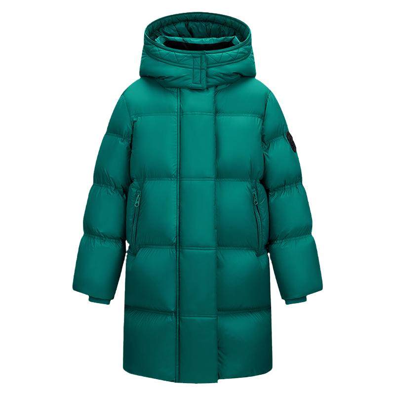 雪中飞儿童羽绒服中长款加厚面包
