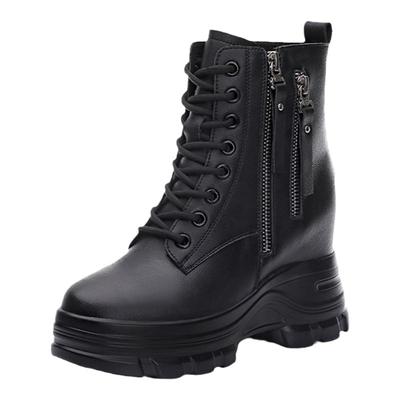 内增高女靴短筒显高靴子