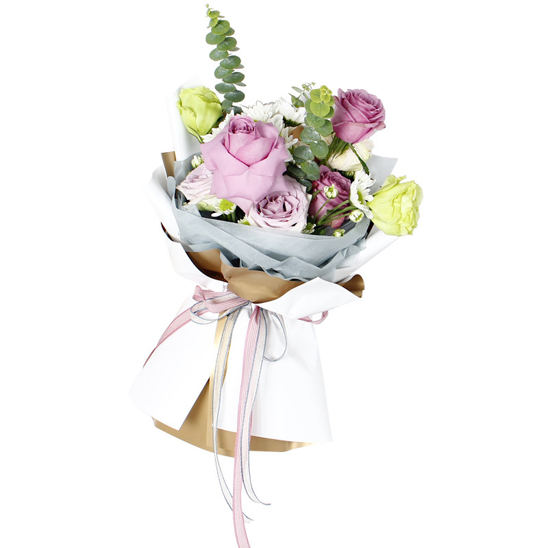 泽林鲜花包装材料花艺韩式花束