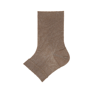 Tabio金葱脚后跟半掌袜子女防滑吸湿百搭护脚袜套浅口鞋袜女