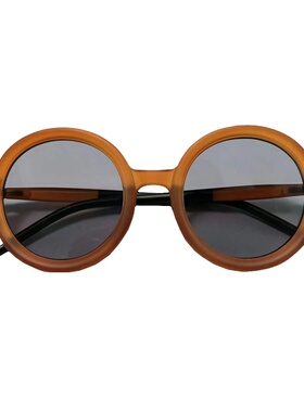 圆形框欧美风P1墨镜kub复古墨镜