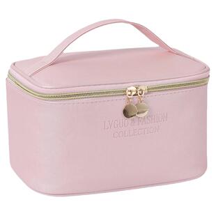 手提大容量化妆包化妆品收纳袋可爱时尚简约便携旅行日常收纳包