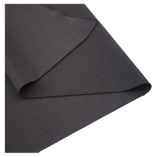 半米价 纯黑色直贡呢弹力针织布料打底衫泳装裙子T恤弹性服装面料