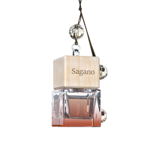 檀香车载香薰松木汽车香水挂件高级感男士后视镜夏季精油香氛吊坠