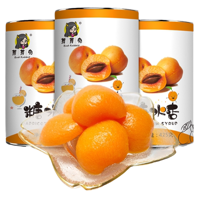 美希恩杏罐头赠送餐叉
