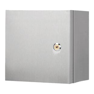 304不锈钢配电箱挂锁家用明装小电箱密码锁插座充电箱室外防水盒