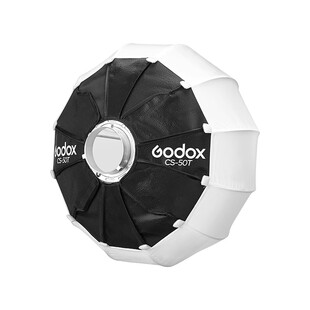 godox神牛CS-50T/65T/85T柔光球遮菲柔光球箱保荣口快装摄影直播拍照折叠便携球