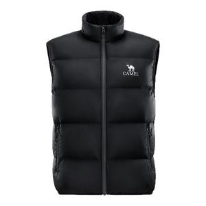 骆驼男装羽绒马甲男款内胆加厚背心冬季立领