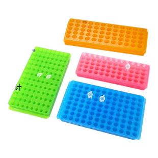 罗本德实验室爆款塑料双面板离心管架24孔32孔60孔96孔PCR管架0.5/1.5/2ml双面架多功能EP管架器材管坚固耐用