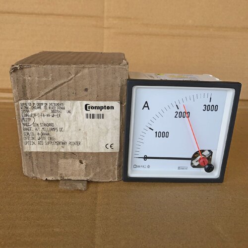 CROMPTON E24401AGFAWHER AMP METER 123769 M627P