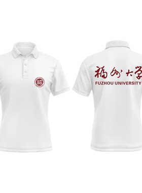 福州大学班服纯棉POLO衫纪念