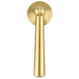 铜匠师北欧美式轻奢实心黄铜拉手新中式抽屉衣柜门拉手橱柜子把手