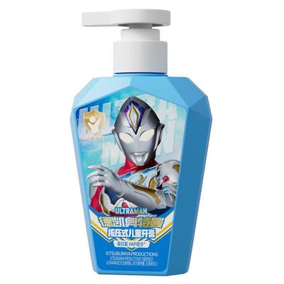 青蛙王子儿童牙膏奥特曼联名3-6-12岁防蛀含奥拉氟换牙期专用牙膏