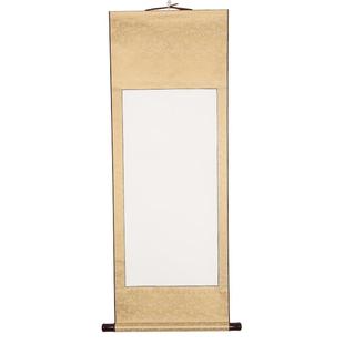 燃灯免装裱宣纸卷轴空白画轴挂画书法作品纸毛笔字画画专用创作纸半生半熟国画宣纸挂轴仿古横幅立轴批发定制