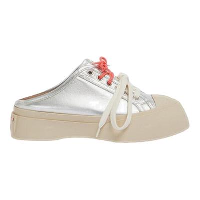 【新年礼物】MARNI 女士PABLO牛皮革半拖大头鞋