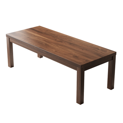 黑胡桃木餐桌书桌一体两用