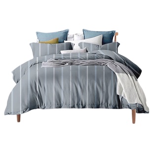 小绵羊全棉磨毛印花四件套纯棉套件床品家用2米被套床单印花柔软