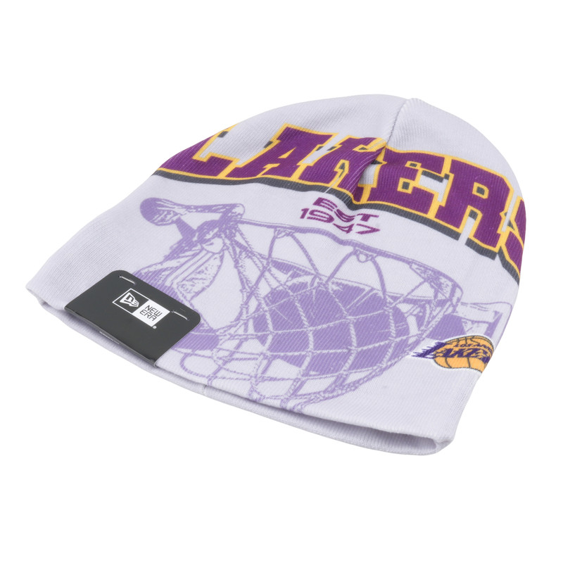 韩国代购NEWERA X NBA X LMC纽亦华联名薄款冷帽洛杉矶湖人灰紫色