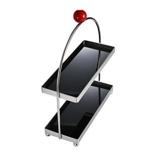 不锈钢复古置物架桌面杯架水杯收纳架卫生间化妆品亚克力拱形架子