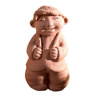 陶人泥塑手工艺术工艺品中国名师马若特传统民俗泥陶制品摆件人物