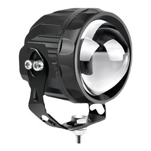 激光射灯大透镜汽车远光炮24伏中网射灯12v越野外置货车LED大雾灯