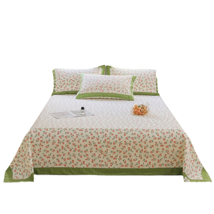 2024新款纯棉江苏南通全棉1米5的单独高品质老粗布床单夏季凉感