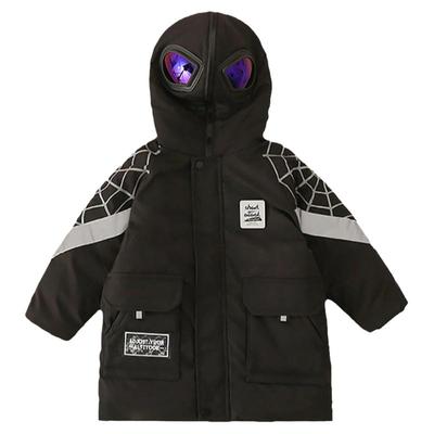 binpaw男童印花眼镜反光条棉服