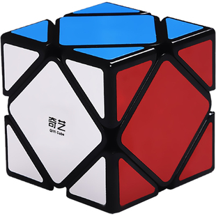 奇艺斜转魔方启程方方顺滑不规则三阶异形比赛专用儿童益智玩具