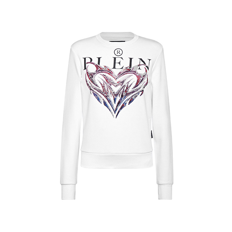 PHILIPP PLEIN 女士Sexy Pure圆领修身卫衣