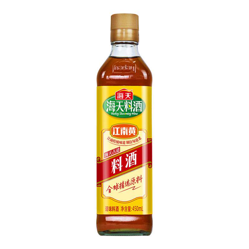 海天古道料酒江南黄450ml/瓶