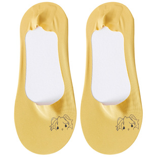 船袜女防滑脱不掉跟夏季薄款脚底袜棉底冰丝袜子女浅口隐形袜夏天