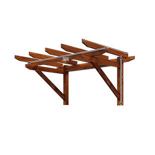 户外庭院门头防腐木葡萄架子室外简易遮阳棚花园装饰露台爬藤花架