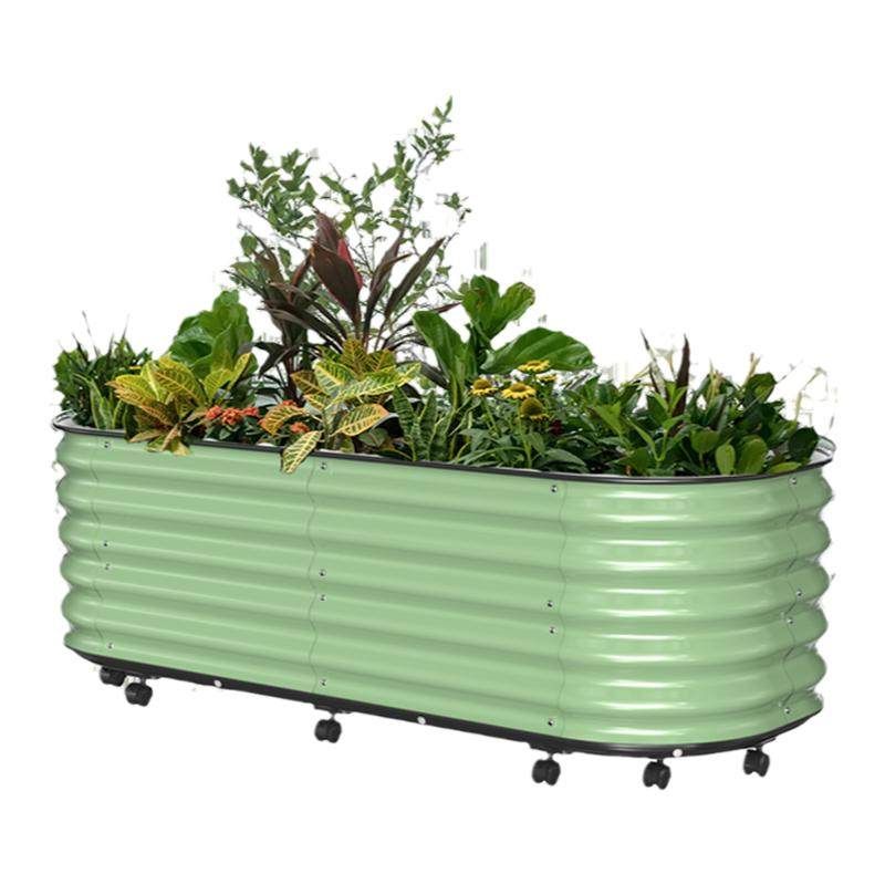 移动金属种植箱合金材质安全耐用