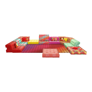 BOBOS法式城堡麻将组合彩色杨坤家模块沙发设计师家具手工缝定制