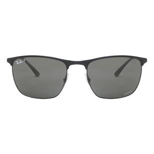 Ray-Ban雷朋太阳镜 时尚方框休闲遮阳复古男女偏光墨镜 RB3686 P