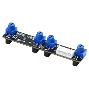 四路循迹模块高精度红外4路巡线寻迹传感器测距识别智能车机器人