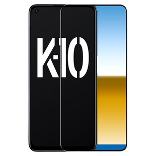 适用oppok10钢化膜oppo k10活力版手机膜k10pro全屏覆盖k10x无白边防爆玻璃保护膜全包防摔高清膜