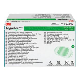 3M透明无菌敷料贴1624W PICC静脉留置针导管固定防水洗澡贴1626W