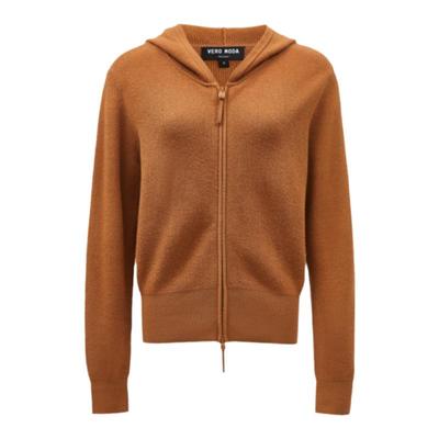 VeroModa长袖坑条简约针织衫女