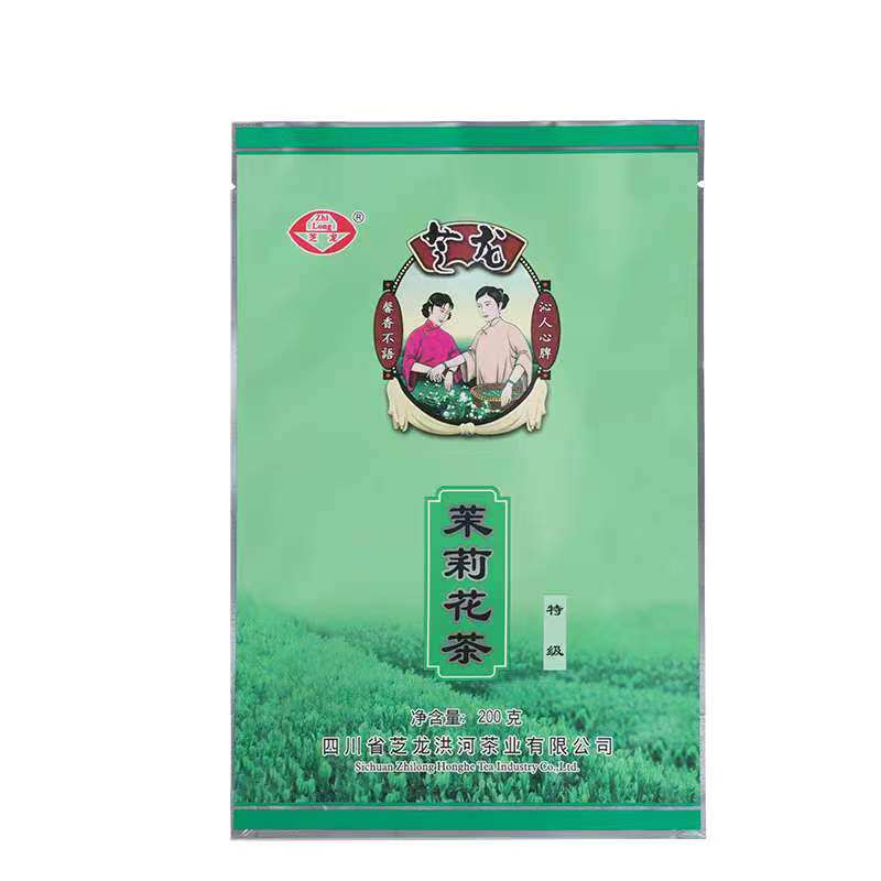 浓香型四川特级芝龙洪河茉莉花茶