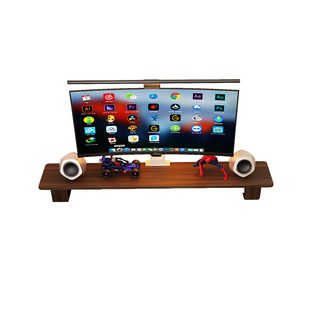 实木电脑增高架办公桌台式显示器底座抬高支架家用高级桌面置物架