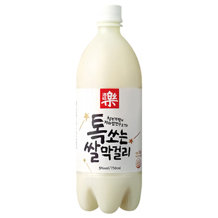 韩国进口酒时乐气泡米酒瓶装韩式低度微醺玛格丽甜酒板栗米露饮品