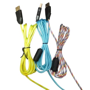 适用雷蛇卓威罗技伞绳鼠标线 gpw无线鼠标io1.1充电线tpyec数据线