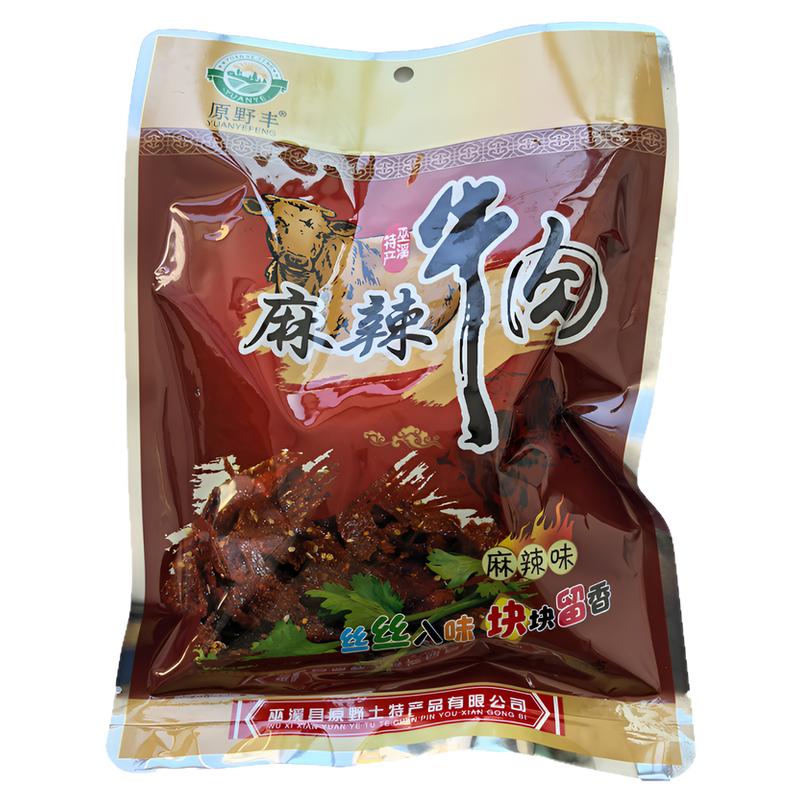 重庆巫溪冷吃麻辣牛肉干下酒菜